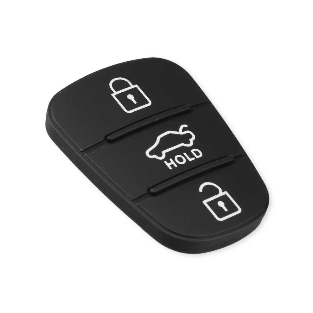 3 кнопка удаленного клавиши FOB Case Rubber Pad для Hyundai I10 I20 I30 IX35 для Kia K2 K5 Rio Sportage Flip Key8725585