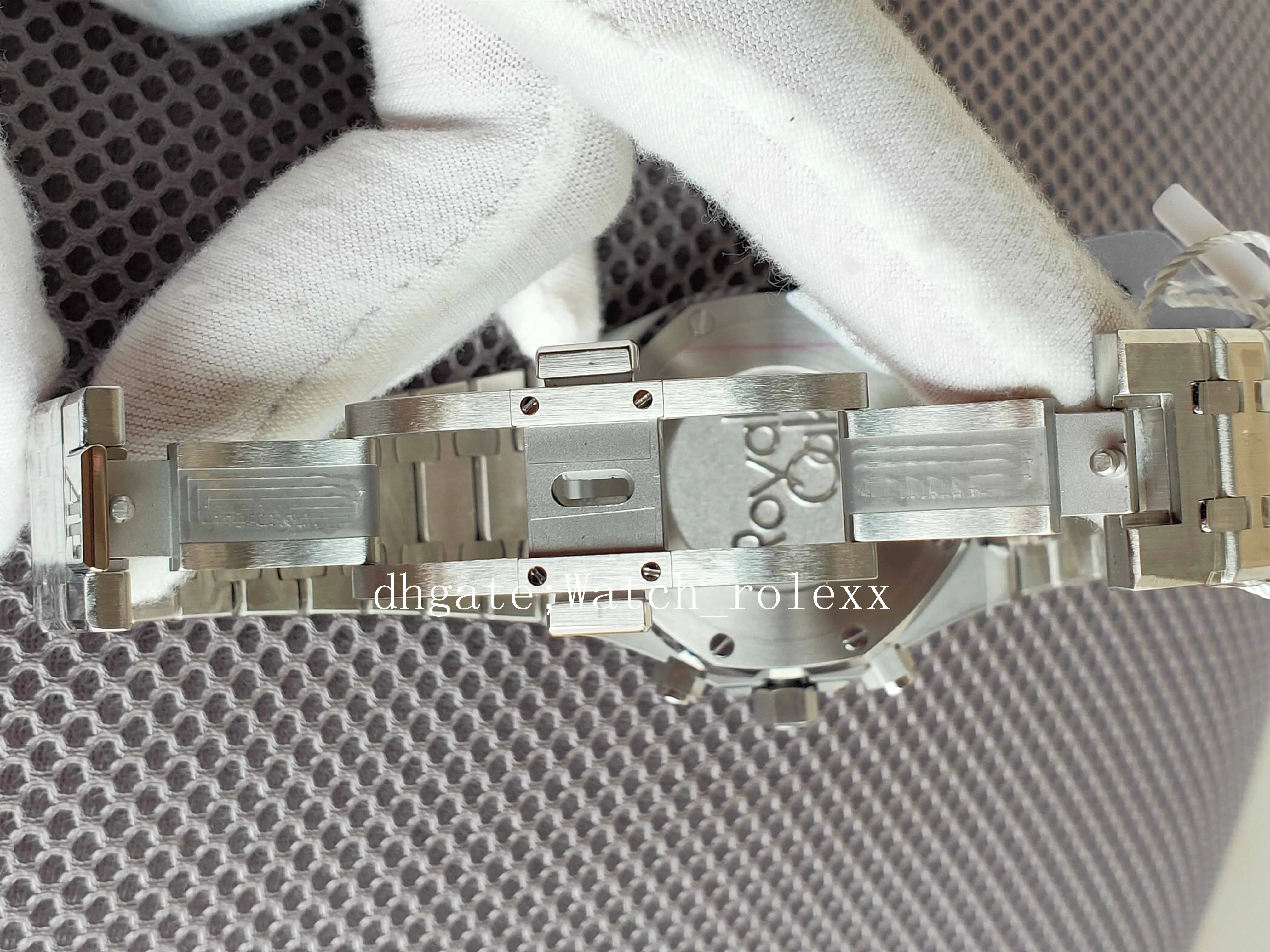 Mens Super Top Quality armbandsur Kronograf Workin om Maker 40mm Cosmograph Rostfri Cal 7750 ETA Movement Automatic Men Beze314h
