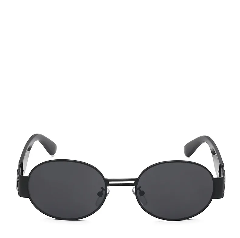 2023 Luksusowe najwyższej jakości klasyczne pilotowe okrągłe okulary przeciwsłoneczne marka mody menów damskich okularów słonecznych okularów metalowe soczewki W301B