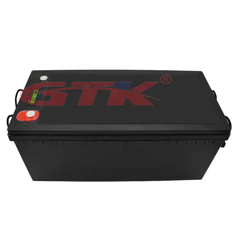 GTK充電式12.8V 12V 250Ah Liイオン電池パック太陽貯蔵電源システムRV EVソーラーストリートライトキャンプカー