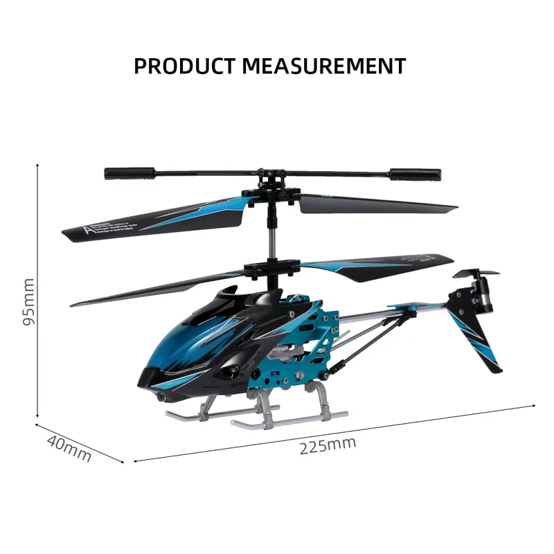 WLTOYS XK S929-A RC Helikopter 2.4g 3.5CH z LED Light Walki Zabawki dla początkujących dzieci Blue Red Green 220216