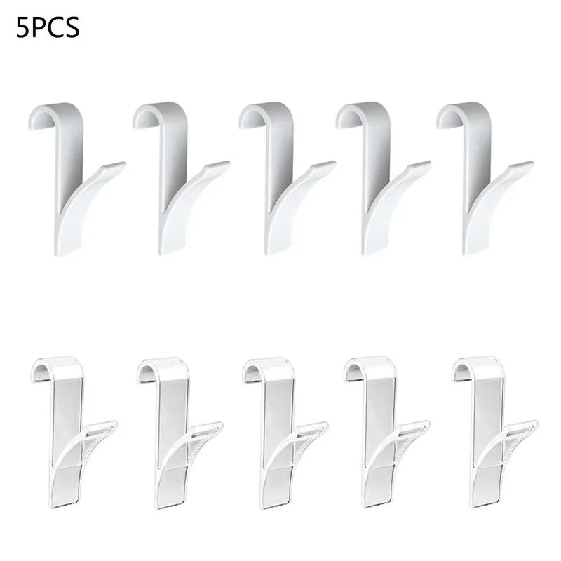 multifunktionsplast badrum krok högkvalitativ radiator krok vit / transparent handduk unbrella kläder rack dekor