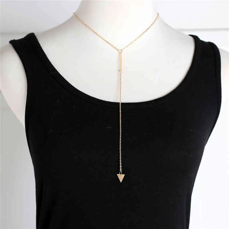 Fashion Bohemian Ethnic Long Tassel Gold Star Pendant Personality Necklaces Women Modern Accessories Collar Jewelry Wholesale