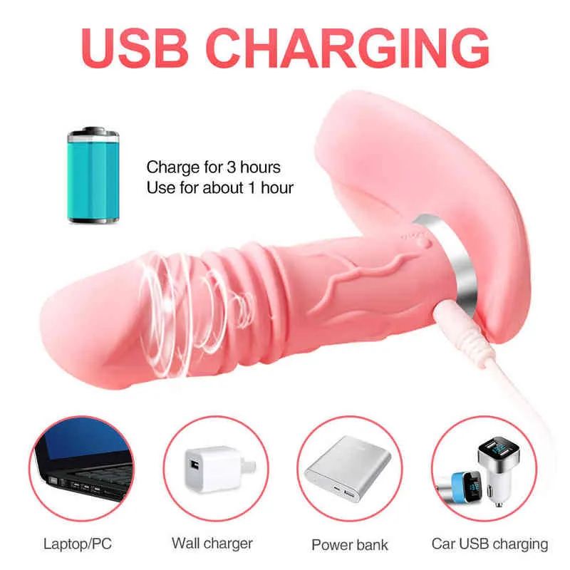 Nxy vibrators verwarming prostaat massager telescopische dildo vibrator mannelijke kont anale plug anus afstandsbediening seksspeeltjes voor volwassen mannen stimulatie 0104