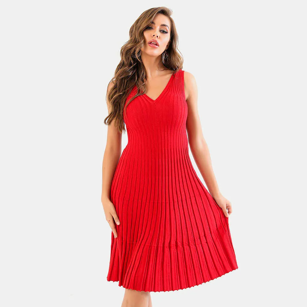 Ocstrade Draped Red Bandage Dress Ankomst Kvinnor Spaghetti Strap Bodycon Club Night Party ES 210527