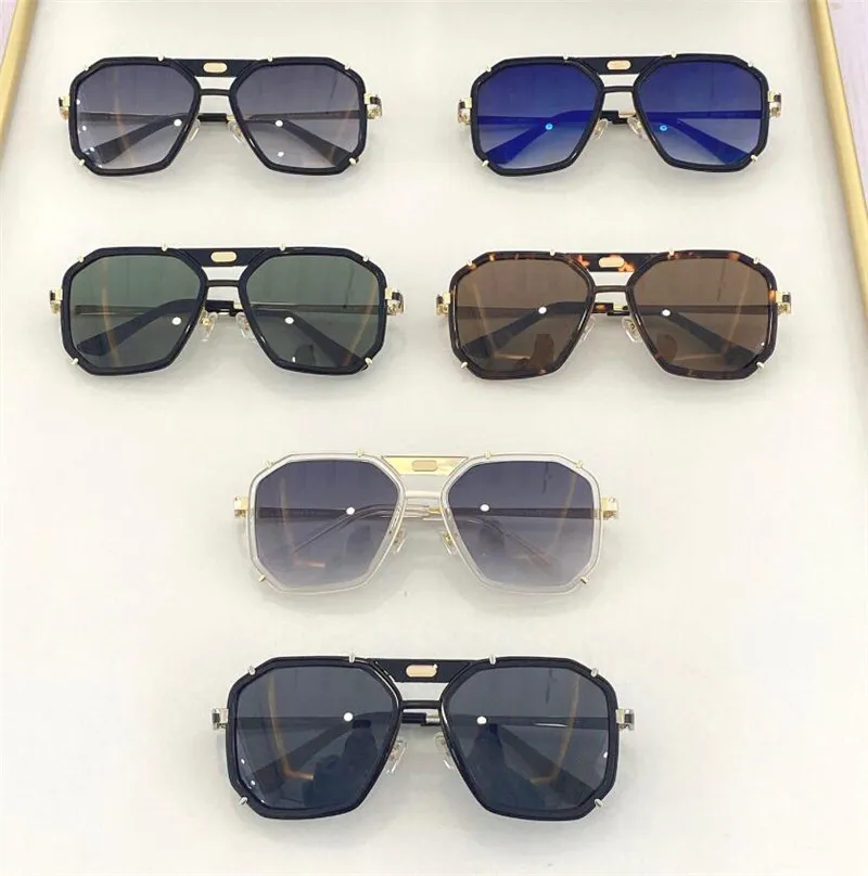 Neue Mode Männer Sonnenbrille 659 Pilotrahmen Deutsch Designstil Einfacher und beliebter UV400 -Schutz Eyewear Top Quality283l