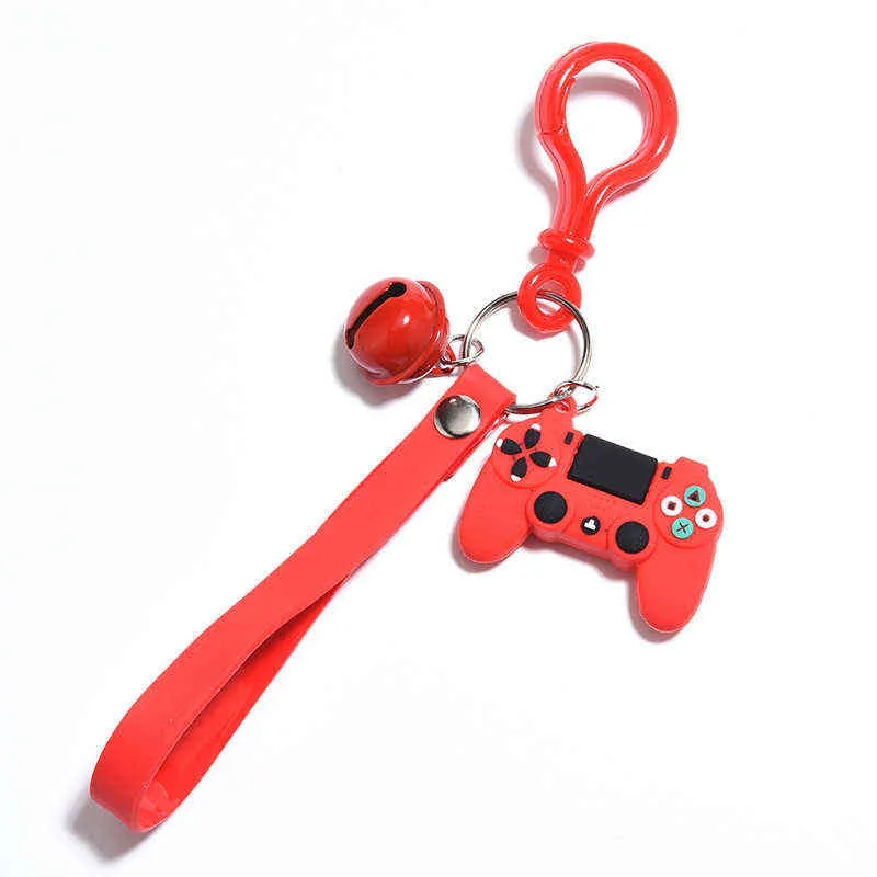 5 poignée de jeu vidéo porte-clés Simulation Joystick modèle porte-clés anneau pendentif hommes femmes Couple porte-clés bibelot cadeau H1126