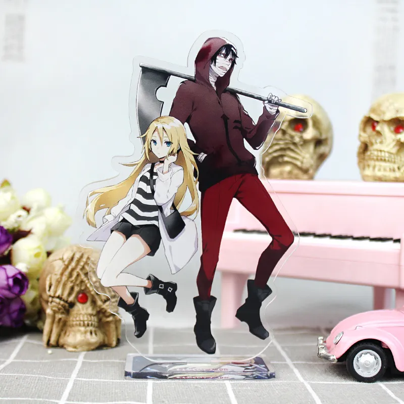 16 cm Angels of Death Anime Figuur Acryl Stand Model Speelgoed RayZack Actiefiguren Decoratie Cosplay Collectible Verjaardagscadeautjes X0503
