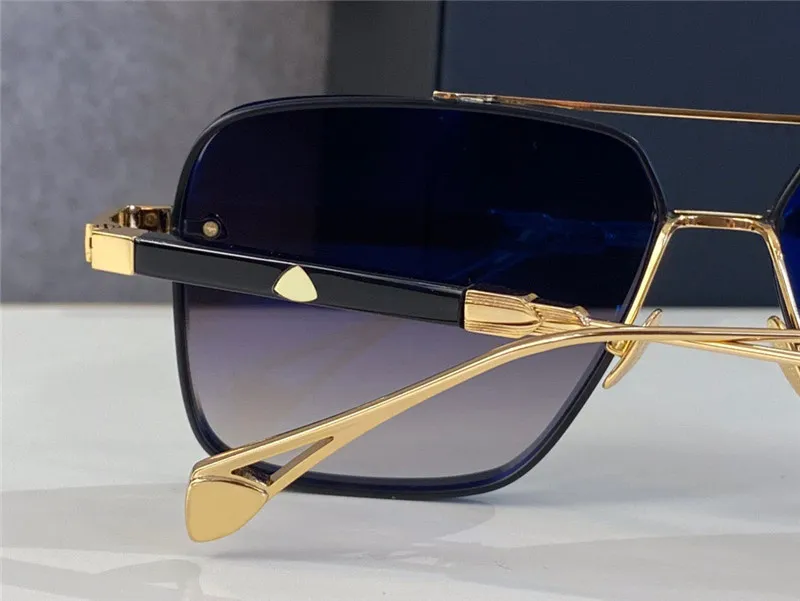 Top Men Glasse the Gen I Designar solglasögon Square K Gold Frame Generös stil avancerad toppkvalitet utomhus UV400-glasögon med ORI299K