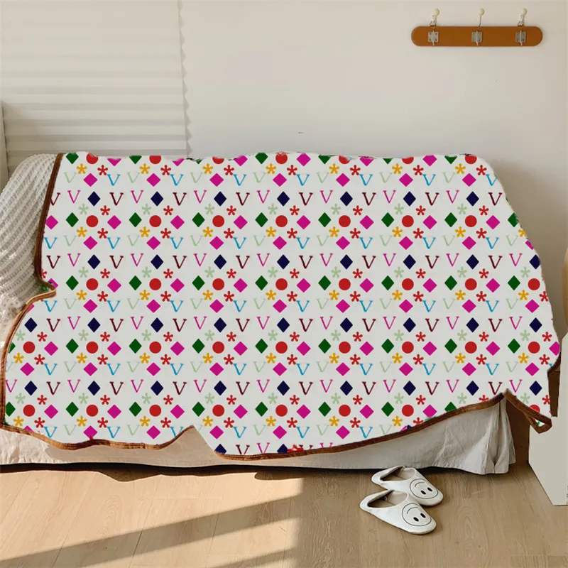 Портативное одеяло для отдыха, весна-осень, мягкие теплые одеяла, домашний диван-кровать, фланелевая шаль Gift215S
