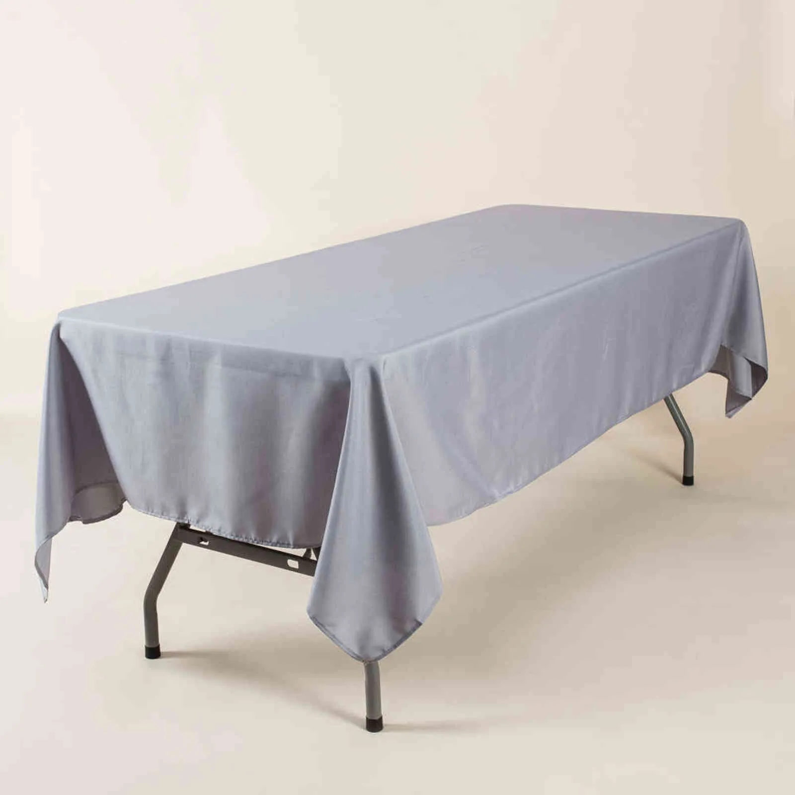 YRYIE Polyester Fabric White Rectangular Tablecloth Navy Blue Plain Table Cover For Weddings Event el Banquet 211103