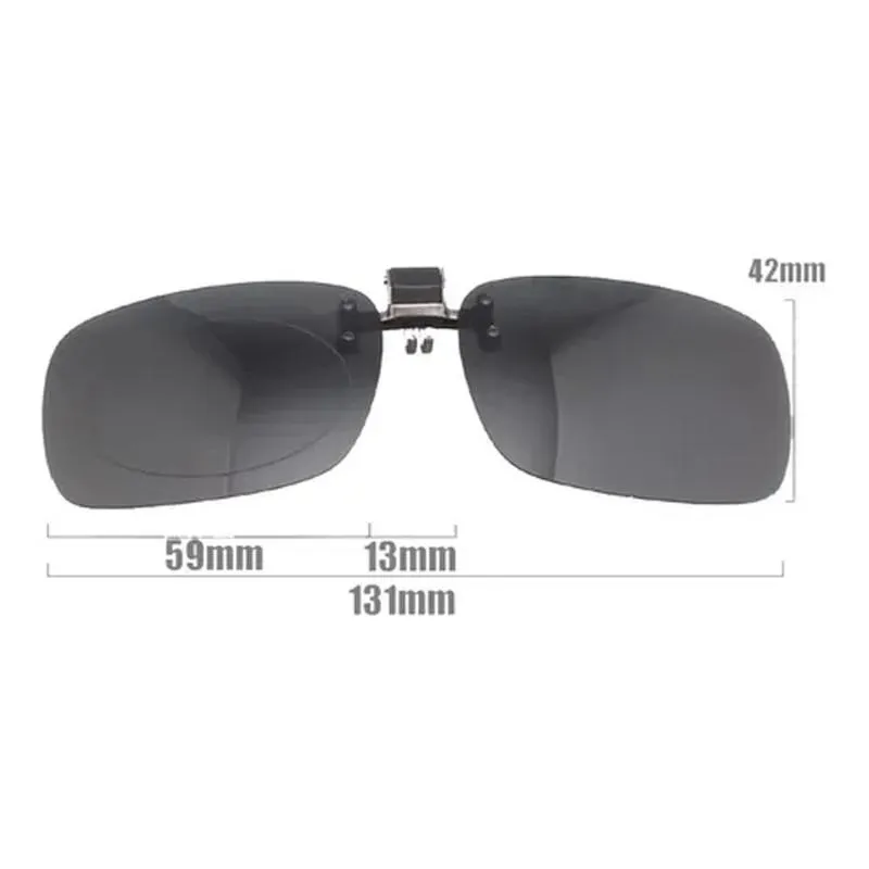 Солнцезащитные очки, 3 шт., прямоугольные металлические черные деловые очки для чтения для мужчин и женщин, поляризационные поляризованные очки из сплава Clip3399