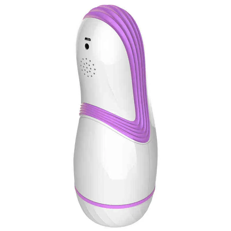 NXY Sex Masturbators Arts Feeler Maschio Masturbation Cup Sucking automatico Vibratore Inserimento Simulazione Vagina Riscaldamento Giocattoli uomini 220127