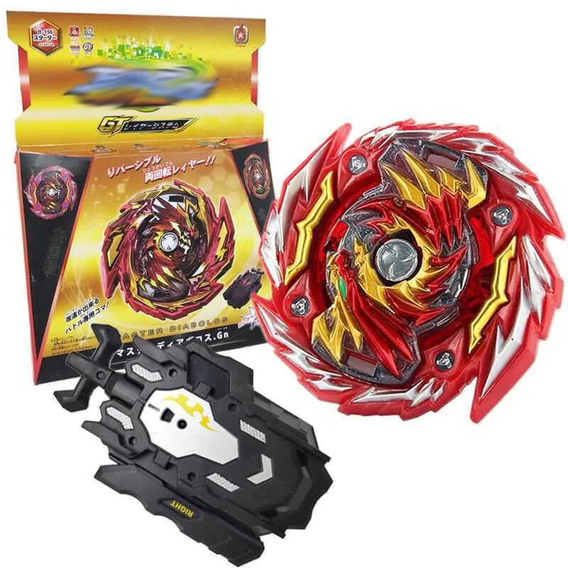 Burst Superking B-155 Trottola B155 Giroscopio Master Diabolos Con L/R launcher Giocattolo in metallo Lotta Gyro Regali bambini