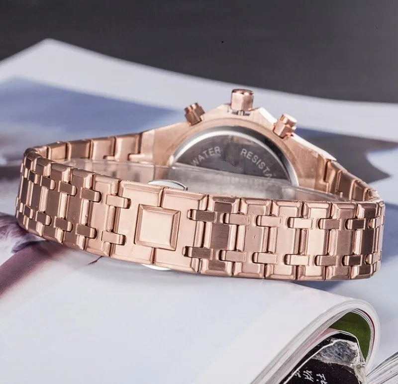 Мужские часы секундомер из тонкой стали с автоматическим механизмом montre de luxe мужские полнофункциональные часы 42 мм orologio di lusso2898