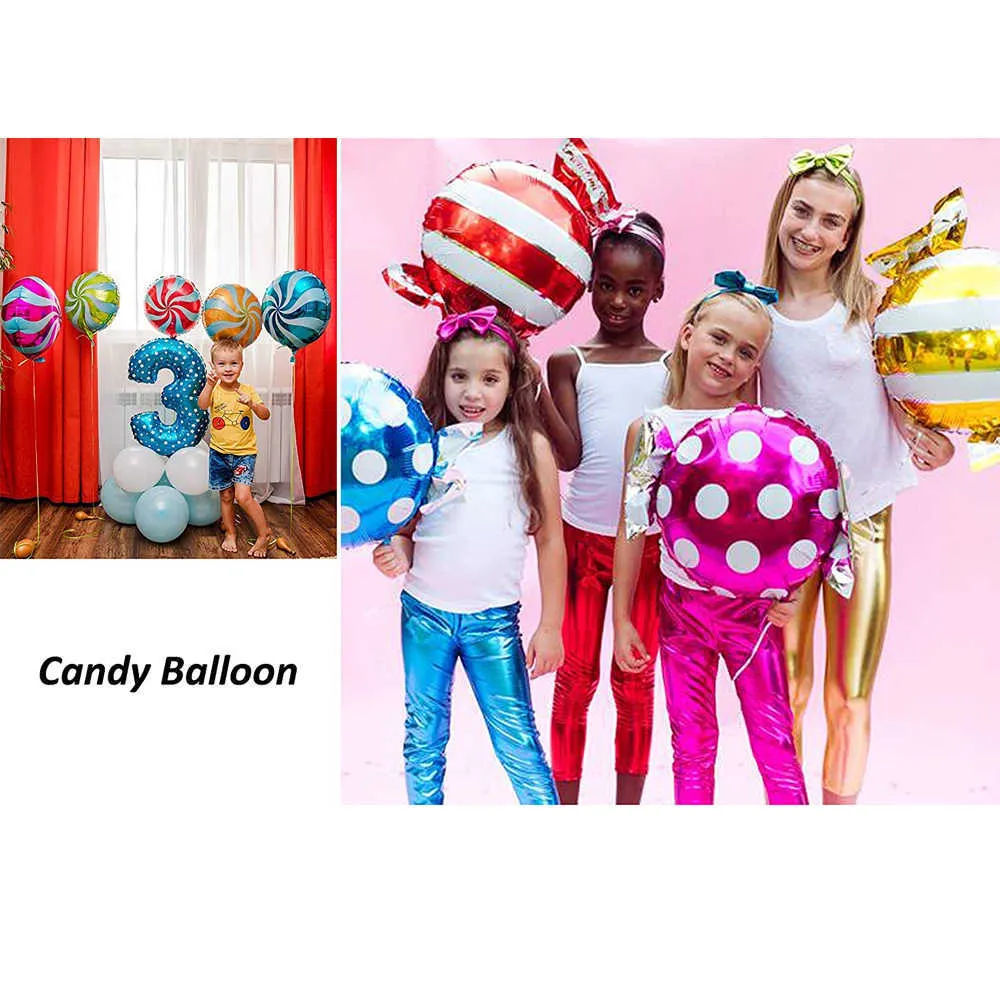 Конфеты Balloon Garland Arch Land Party Decoration для рождения детского душа Рождество со сладким леденцом 2106107873521