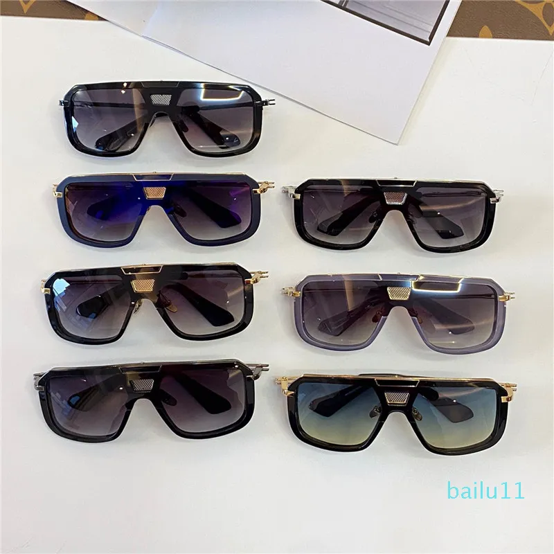 luksusowe- ośmiu okularów przeciwsłonecznych mężczyzn metal retro specjalnie unisex okularów przeciwsłonecznych w stylu mody rama płytowa UV 400 MUSTROTA Najwyższa jakość przychodzi wi296m