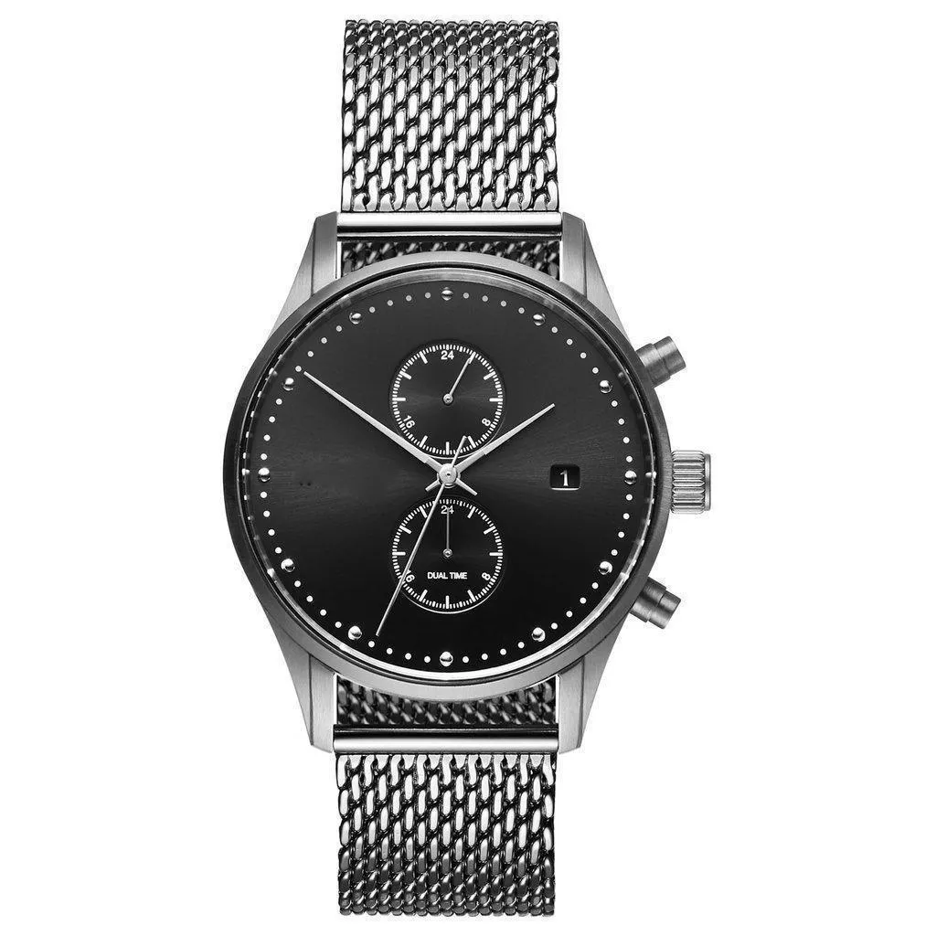 2021 MV MENS WRISTWATCH Słynny zegarek marki męskiej zegarek 40 mm kwarcowy stalowy pasek zegarki sportowe klasyczne zegar Relogio Masculi228J