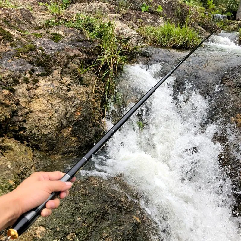 Boot Hengels GDA Koolstofvezel Hengel Streamen Hand Pole Karper Feeder Tenkara 3 6-7 2m187m