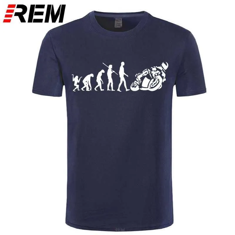 Zomer Mode Cool Tee Shirt Evolution MotorFiets Motorfietsen T-shirt Casual T-shirt 210629