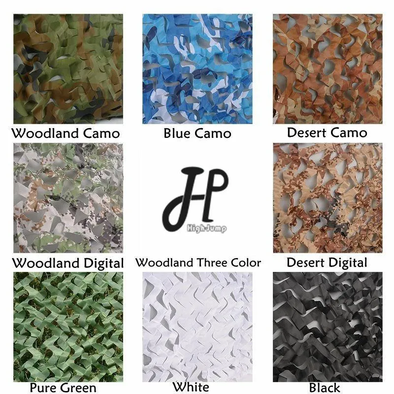 Filet de Camouflage d'ombrage 1 5M 2, auvent rétractable, décoration de Pergola de jardin, auvent pare-soleil, tente de Camping de fête 304P