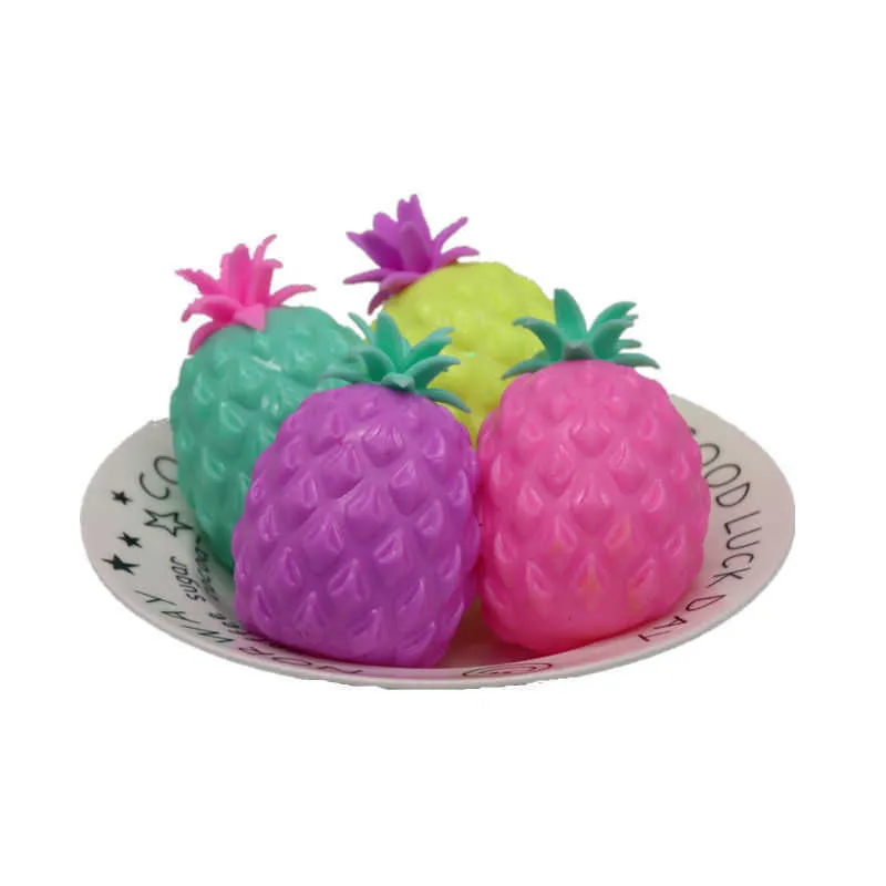New Shape Pineapple Vent Ball Toys Funny TRP Squish Squeeze Stressball Balloon Anxiety Stress Relief Autism Squeezy Toy G58MXXY3902549