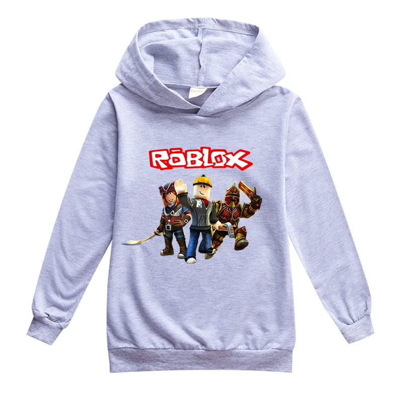 Robloxing meninos com capuz meninas manga longa moletom com capuz camisola dos desenhos animados crianças roupas com capuz primavera esporte ao ar livre pullover2595839