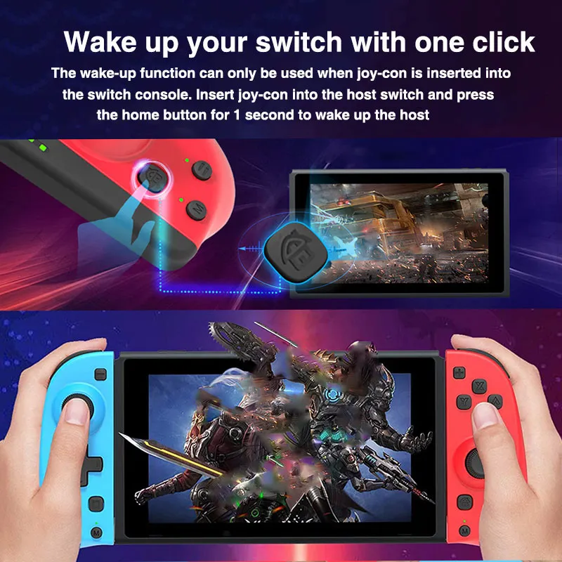 Wireless Gamepad Joystick for Nintendo Switch NS Switch Game Console Control Wireless Vibration Somatosensory Games Controller