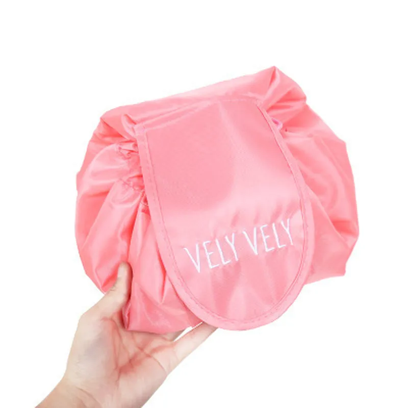 Flamingo Lazy Commetring Cosmetic Bag Multifunction Travel Magic Bacs Portable Wash Carmstring Makeup Organizer Art2666755