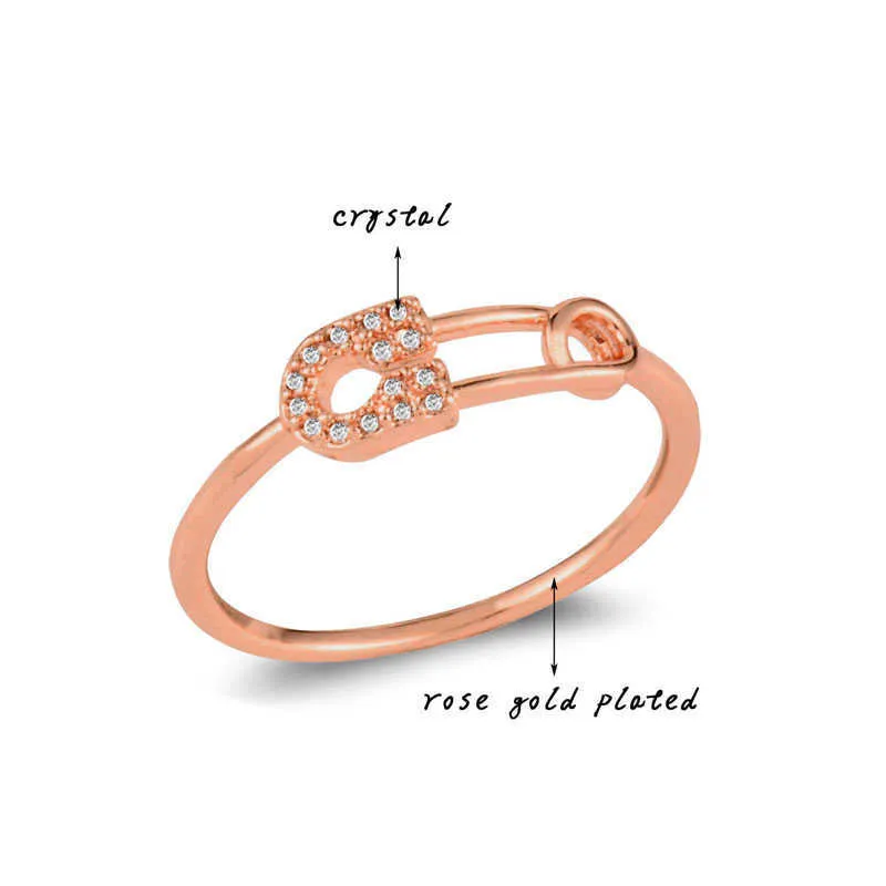 Sinleery design exclusivo minúsculo cristal pino forma midi anéis rosa ouro prata cor moda feminina jóias accessaries jz048 ssk p08181459316