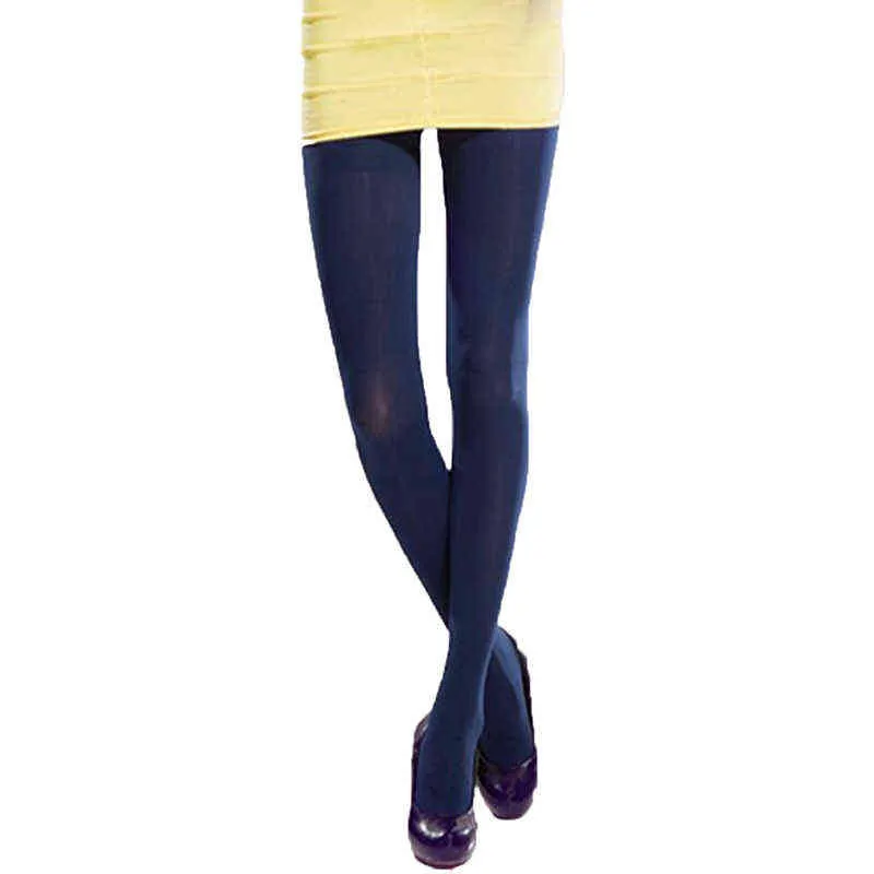 Sexy Color caramelo mujeres 3D terciopelo opaco medias gruesas moda medias elásticas piernas largas gruesas medias de seda Y1130
