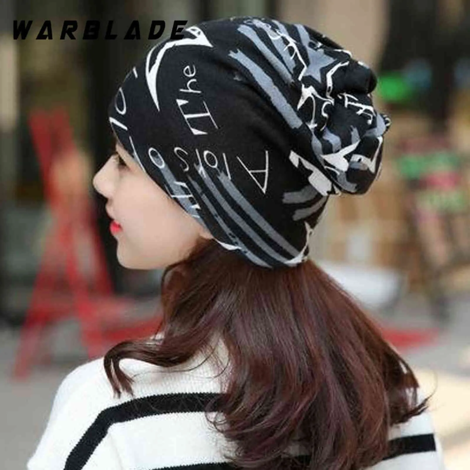 2018 New Headwear Women's hats Female Winter Caps Star hats ladies spring and autumn Hip-hot Skullies Beanies Bonnet Y21111