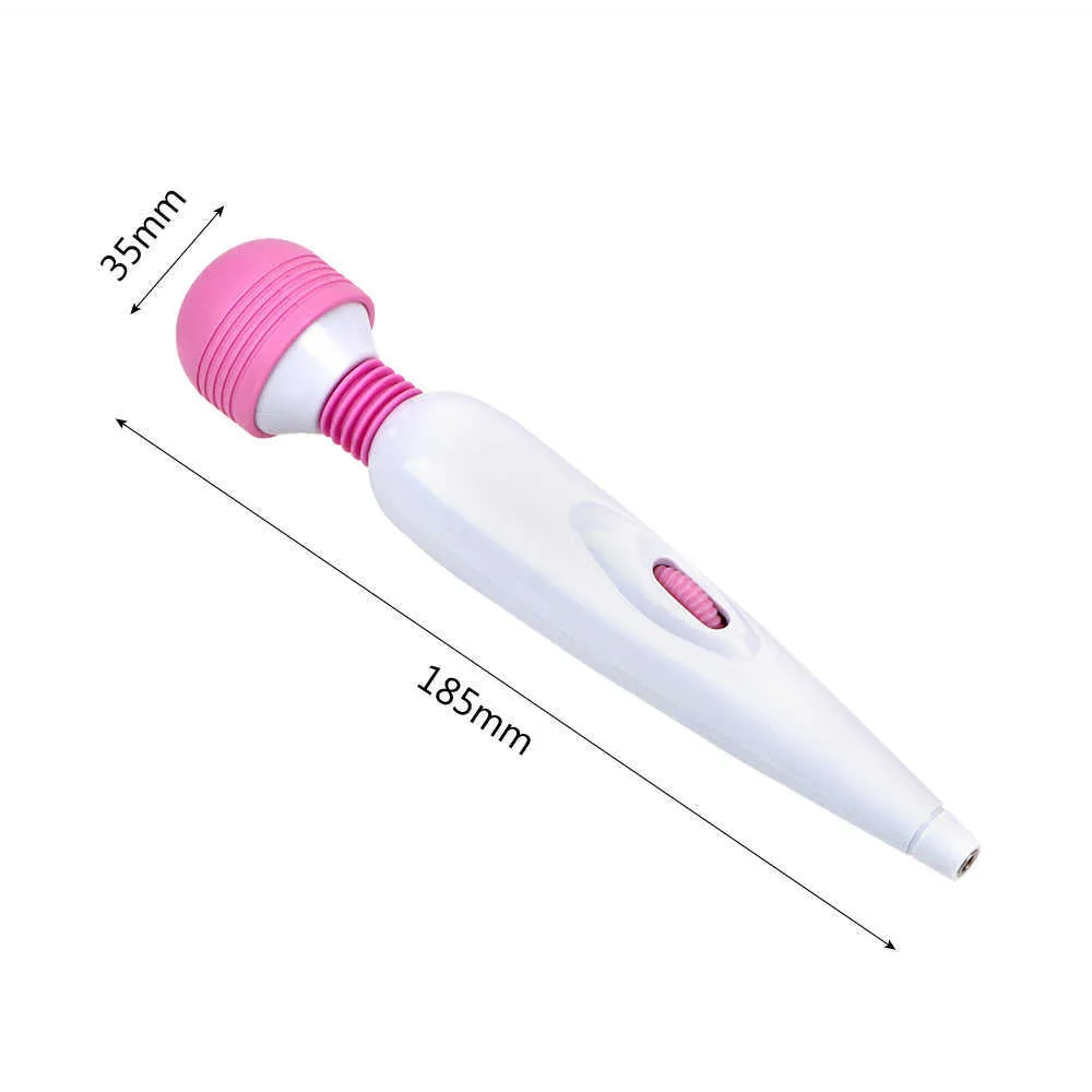 Massage Items upgrade Clitoris Stimulator Powerful Magic Wand Adjustable Speed G-spot Massager Sex Toys for Women USB Charging AV Vibrators