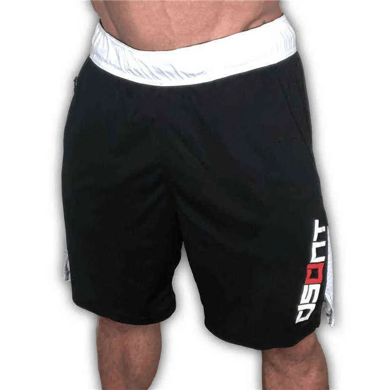 New Quick-Dry Men's Sports Recreation Running Shorts of 2021 Active Training Exercise Jogging 2 in 1 Quick-Dry Men's Fitness Sho H1206