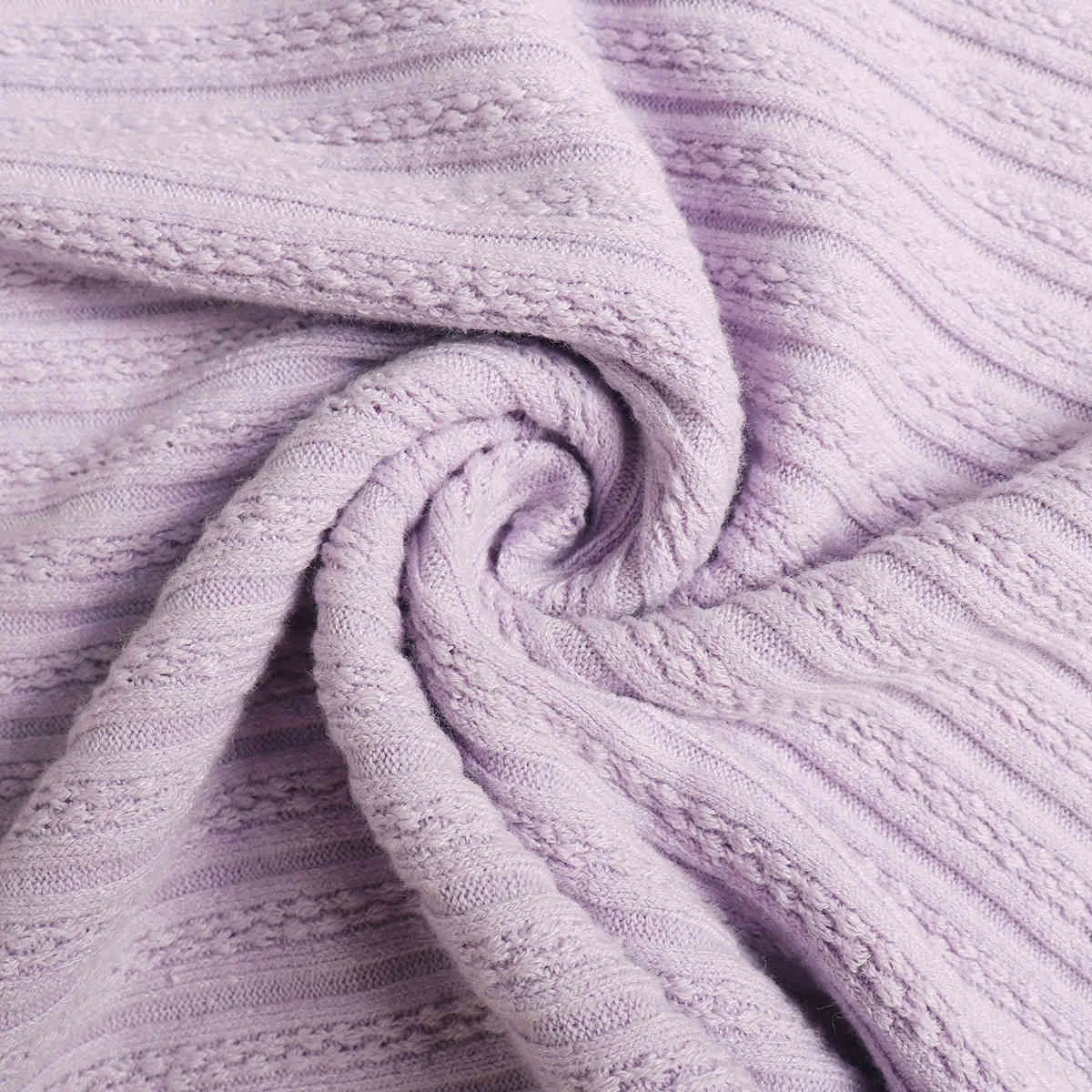 Robe d'automne d'hiver tricotée noire sexy dos creux paquet mince hanches mini robes violet blanc manches longues taille haute 210507