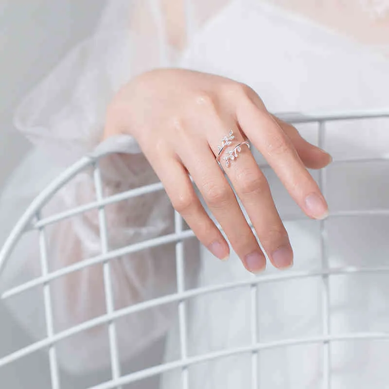 Semplice moda argento colore piuma delfino anello regolabile gioielli squisiti anello le donne regalo di fidanzamento di nozze