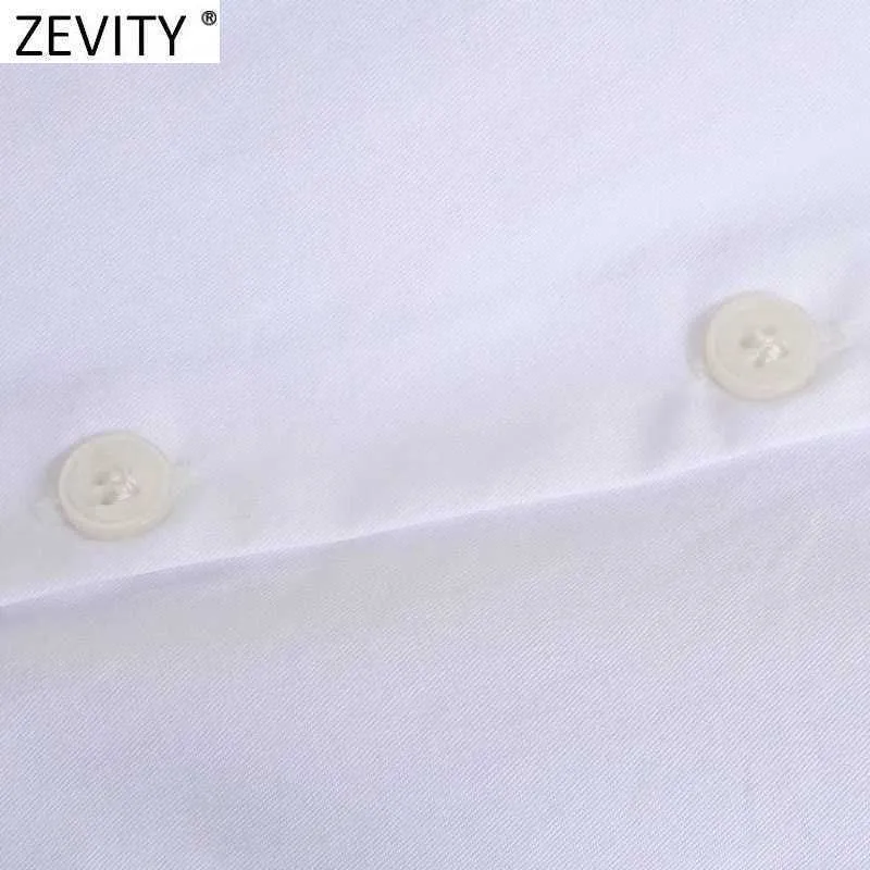 Zevity kobiety moda skręcić w dół kołnierz białe plisy mini sukienka biuro dama elegancka z krótkim rękawem waisr łuk wiązany casual vestido ds8105 210603  t