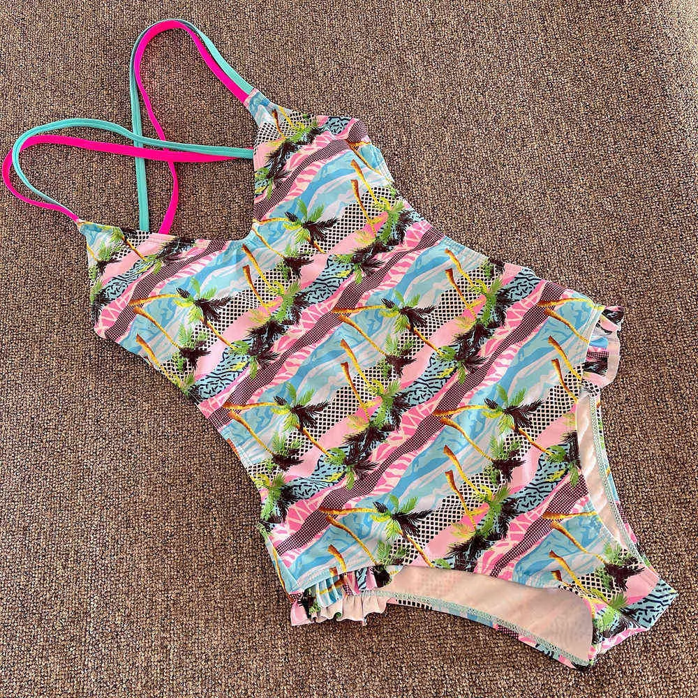 Zwempak Vrouwen Badmode V-hals Backless Bodysuit Push Up Badpak Monokini Beachwear Biquini Bikini Braziliaans 210604