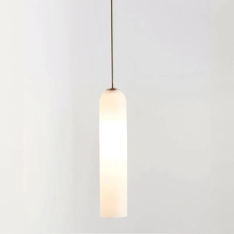 Lampes suspendues Lampe pendante moderne LED Verre Nordic Luminaires suspendus Suspension Creative Living Chevet Chambre Intérieur Cha257l