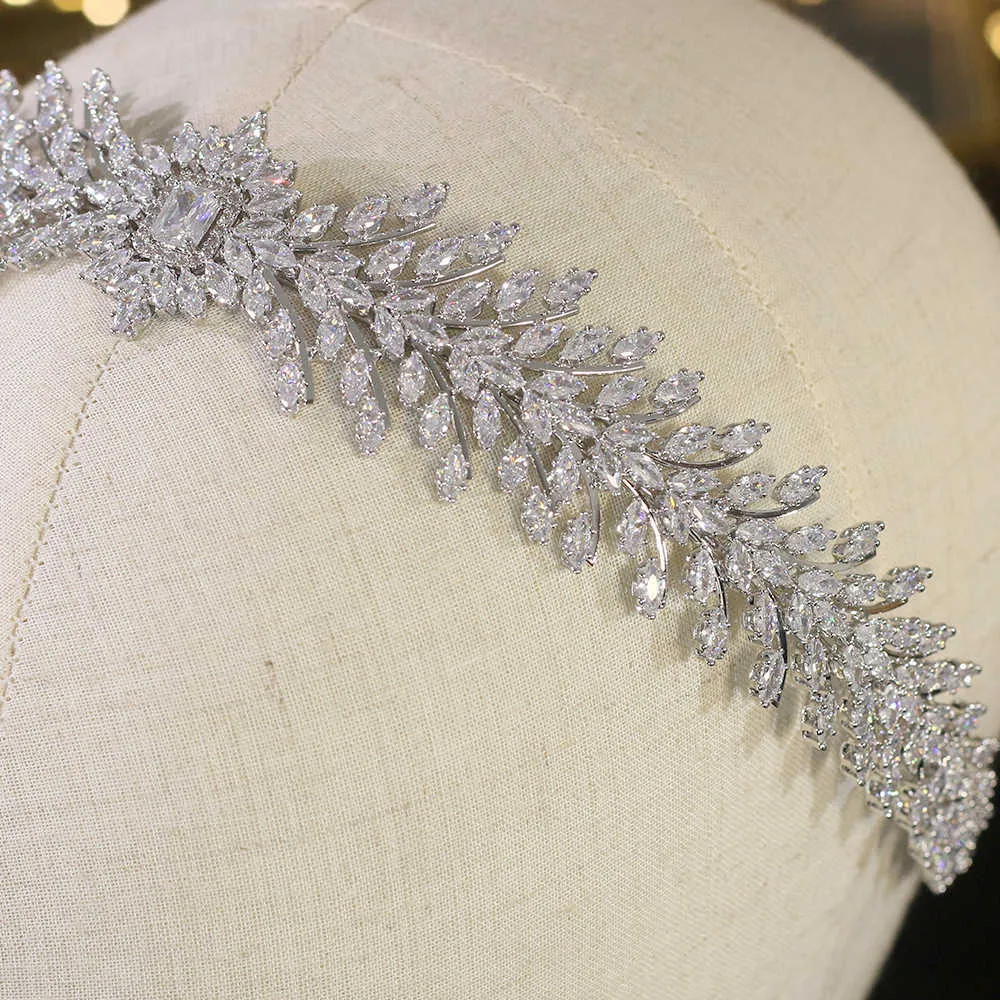 High quality bride hair band wedding hair accessories crystal crown, ladies hair accessories headdress party accessories X0625