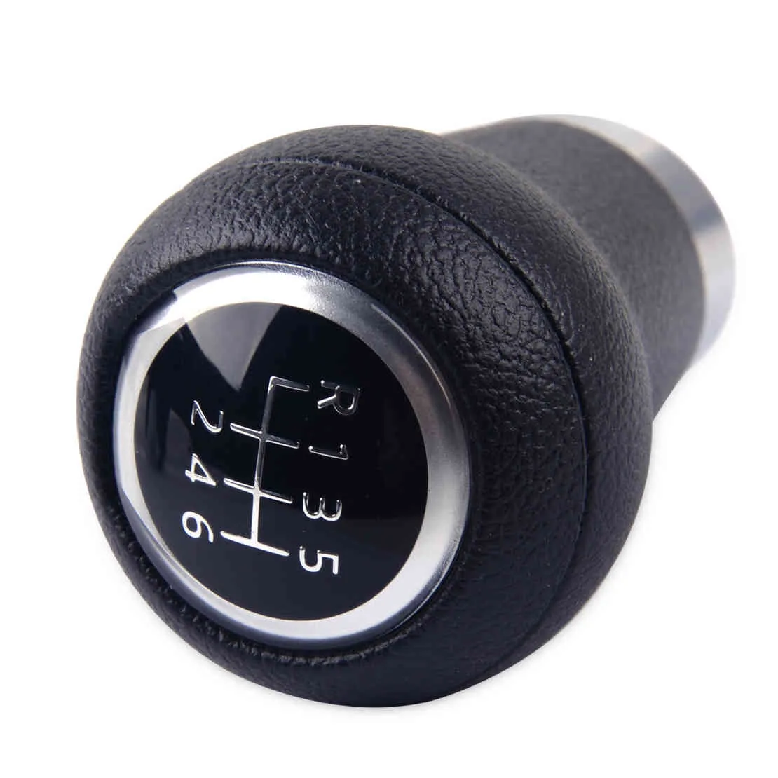 Citall New 6 Speed Car Leather Manual Transmission Gear Shift Knob Black Fit pour 3 CX-5 2013 2014 2015