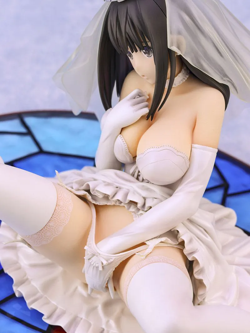 Anime siffror 12cm SkyTube Sexig figur Fel Ai Saeki Wedding PVC Action Figur Toy Sexig Girl Figure Collection Model Doll Toy X055821906