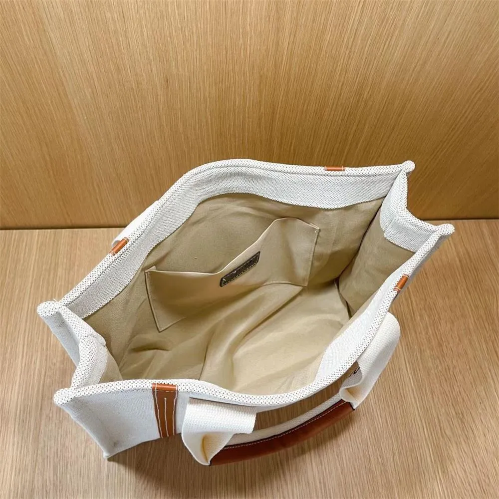 Shoulder Bag Letter Print Stripe Evening Bags Large Capacity Tote Canvas Female Japanese Casual Handbag Shopping Bags