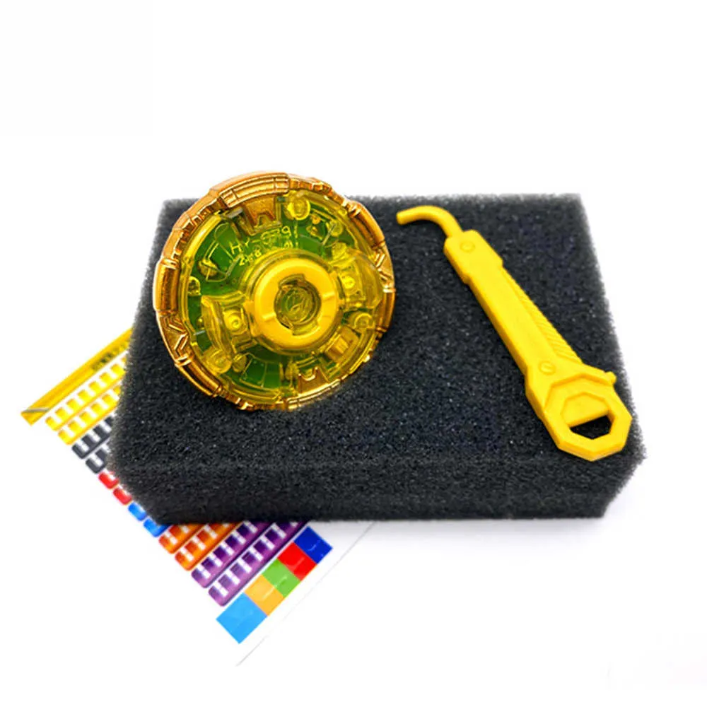 Giroscópio beybleyd série gt única, explosão de metal, liga giratória, versão dourada, giroscópio elétrico piscante, brinquedos para crianças