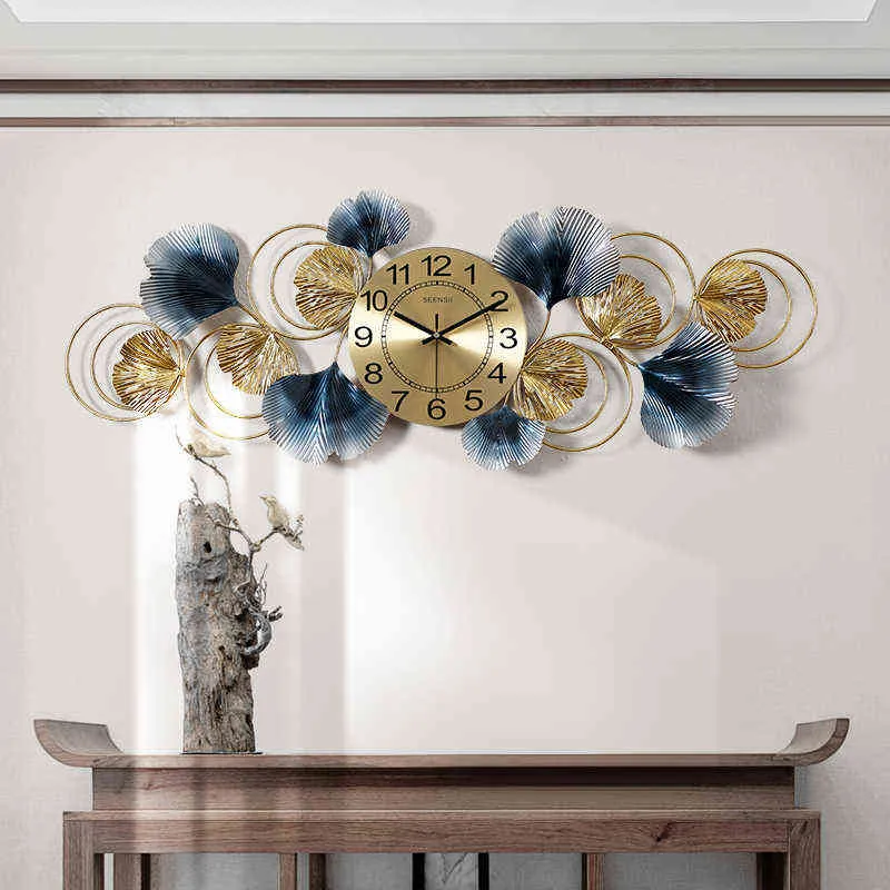 Lyxig konst kreativ väggklocka Moderna dekorativa händer Digital väggklocka Järnmekanism Reloj de Pared Home Tillbehör DG50WC H1230