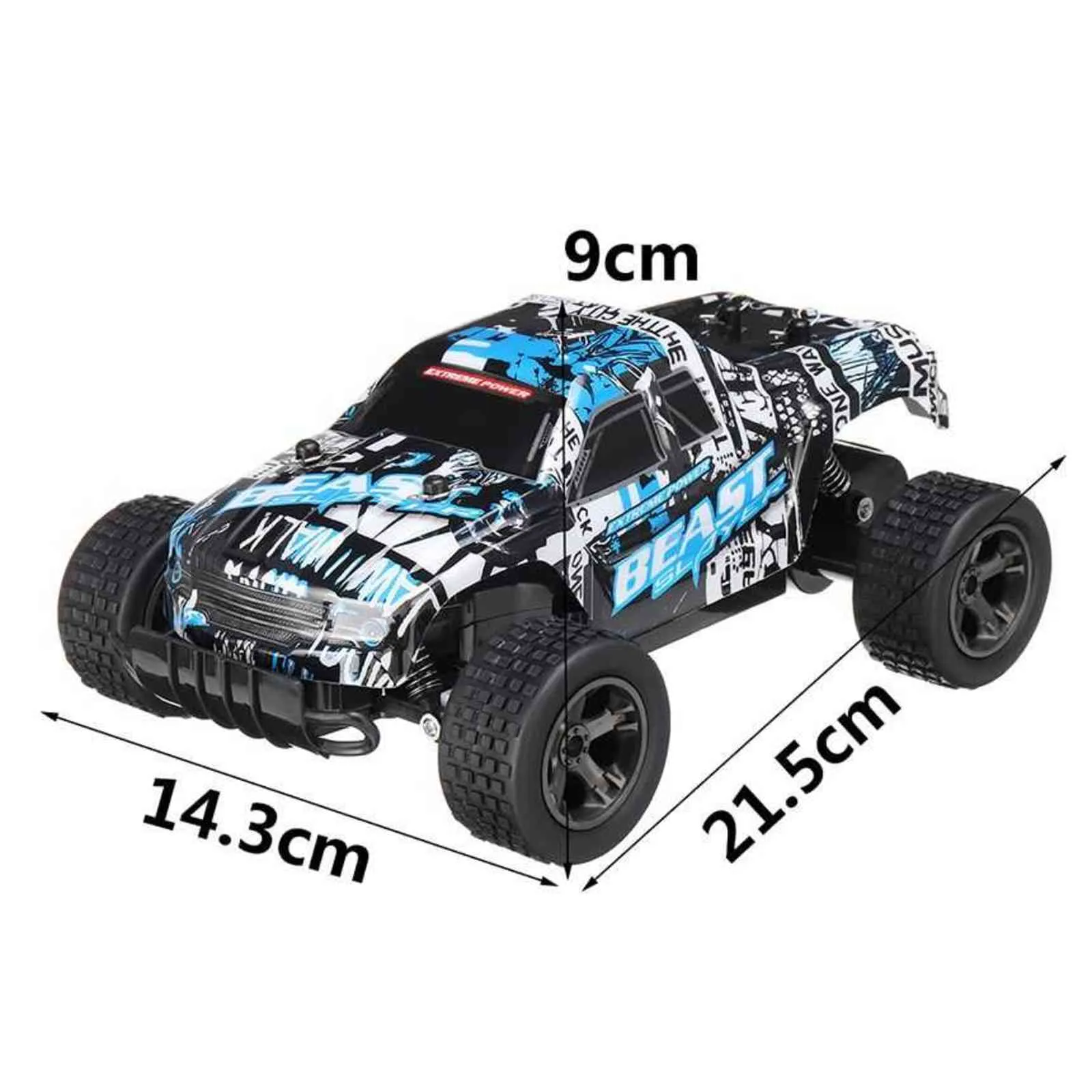 1 20 2WD RC -auto Remote Control Off Road Racing Vehicle 2 4GHz Crawlers Electric Car Children Gifts 211027