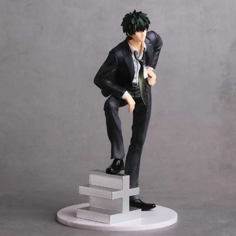 Japón Anime Gintama Hijikata Toushirou Traje y gafas ver Figura PVC Figurina de 205 cm Estatua del modelo de juguete Nuevo con caja Q07229789573