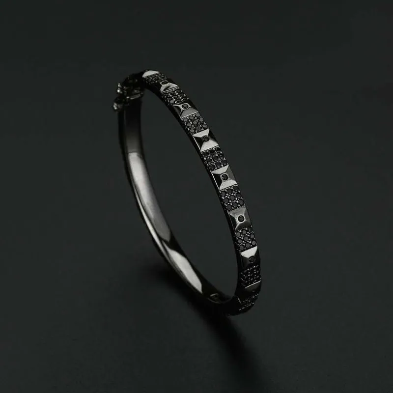 S925 Sterling Silber Zirkon Armband Einfache Mode Persönlichkeit Elegante Temperament Luxus Marke Monaco Schmuck Frau Geschenk