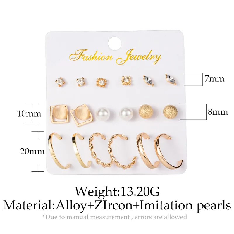 Mode bohème boucles d'oreilles ensemble pour femmes à la mode fleur ronde géométrique métal boucle d'oreille 2021 tendance femme bijoux