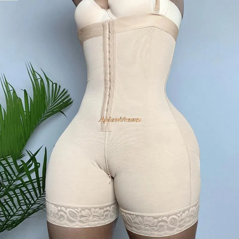 Colombian Fajas Legging's Corset Waist Trainer Body Shaper Tummy Control Slimming Panites High Shapewear Shorts 220212